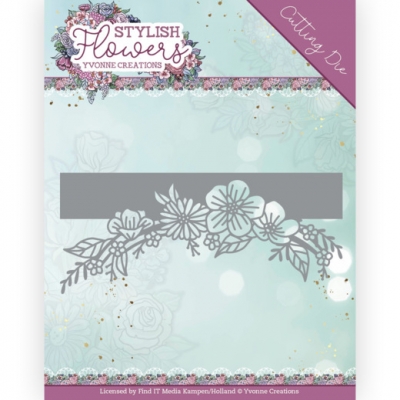 Dies - Yvonne Creations - Stylisch Flowers - Garland Edge